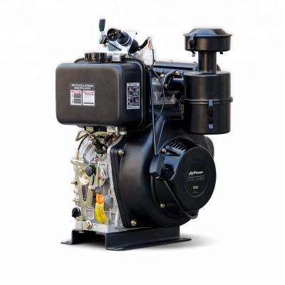 China itcpower Diesel Engine D300 (6hp) Air Cooled 1 Cylinder 4 Stroke Engine for sale