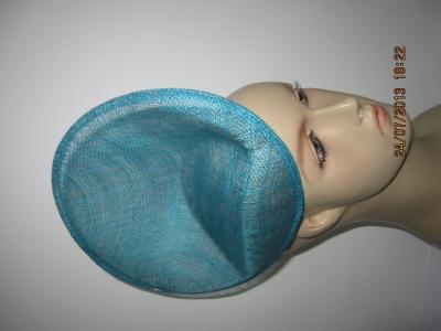 China Unique Fashion Small Ladies Sinamay Base For Fascinators With Strong Stiffening in 3 Layers for sale