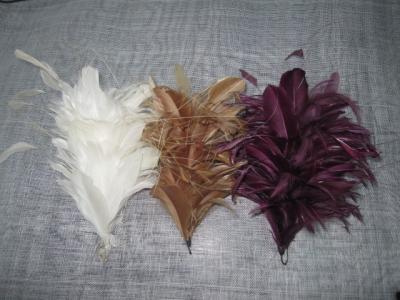 Κίνα Χαριτωμένο άσπρο λουλούδι Fascinator φτερών Peacock για το καπέλο μόδας, νυφικά λουλούδια τρίχας προς πώληση