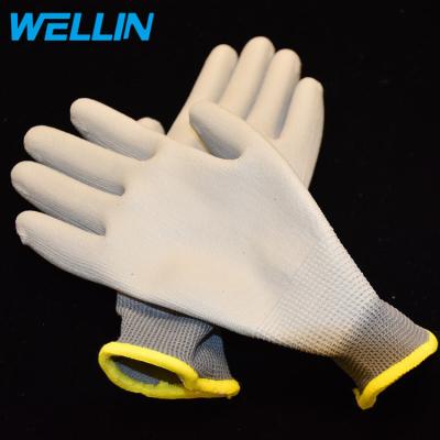 China Eco - Friendly Nitrile Coated Anti Oil Working Cheap Cotton Hand Knitted Gloves for sale