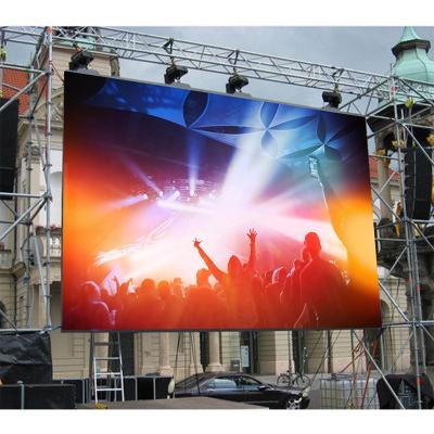 China Outdoor Giant LED Display Hd Hanging P3.9 P4.8 Outdoor Stage Rental LED Screen For Concert for sale