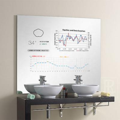 China Metafit Bath Magnifying Salon Mirrors With Bathroom Light Android Smart Vanity Mirror Led Magic Mirror for sale