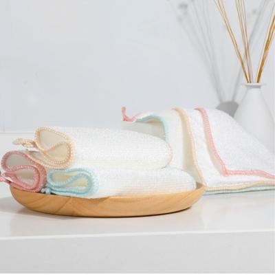 China Sustainable Wholesale Household Eco-friendly Natural Fiber Kitchen Washing Dish Towels Bamboo Cleaning Cloths for sale