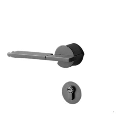 China Durable Modern Luxury Magnetic High Security HS Mute Handle Locks Door Lock Set Keys For Interior Doors for sale