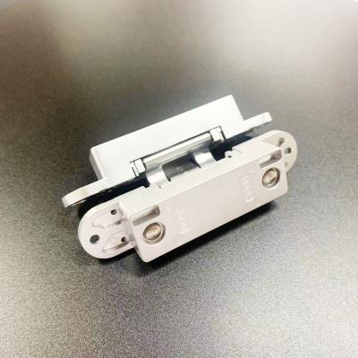 China HS OEM Factory 304 Stainless Steel Modern Slow Closing Adjustable 180 Degree Hidden Hinge For Wooden Door for sale