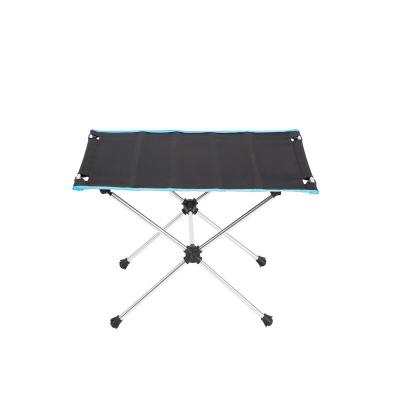 China Modern Hot Selling Discount Aluminum Alloy Portable Oxford Fiber Adjustable High Capacity Folding Camping Beach Table Amazon Size for sale