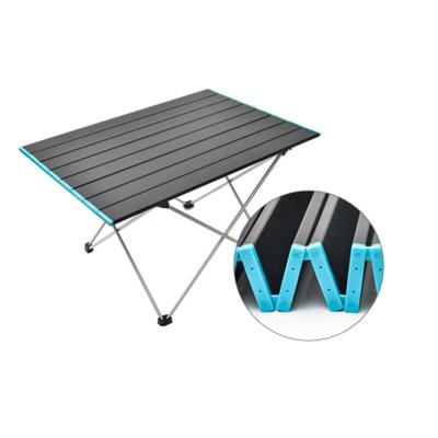 China Modern portable outdoor folding table aluminum alloy small folding table easy folding camping picnic table for sale