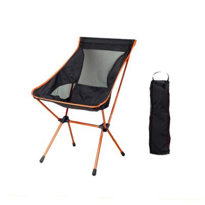 China Amazon Hot Selling Modern Fast Delivery Weightless Flexible Tube Aluminum Frame Double Folded Camping Chair Folding Picnic Garden Chair for sale