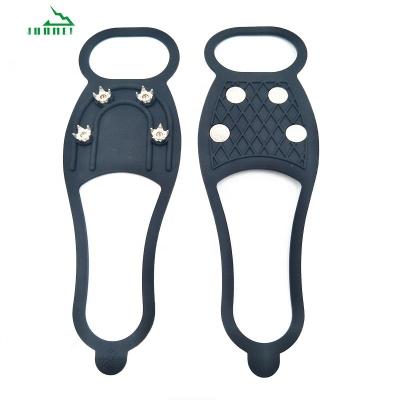 China Anti-Slip Outdoor Camping Safety Shoes Spike Shoes Laces Ice Grips Ice Cleat Spikes Grips Traction For Hot Sale Shoes Ice Cleats for sale