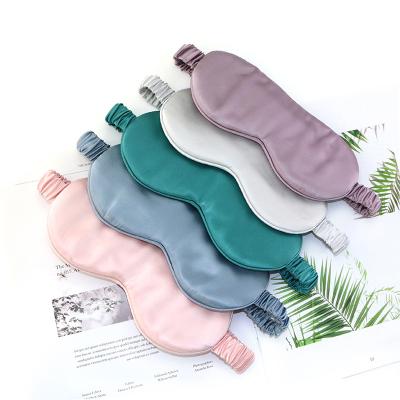 China 2020 Circles Dark Fashion 19MM 100% Mulberry Silk Eye Mask Sleeping Travel Eye Masks for sale