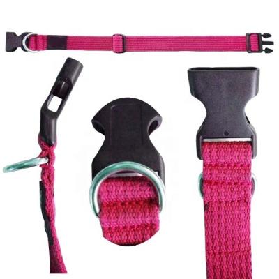 China Wholesale OEM Manufacture Canvas Leather Dog Collar Adjustable Single DETACHED Collar Pet Supply for sale