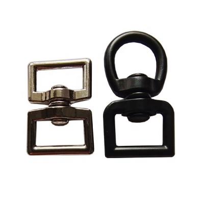 China Water Treatment Black Pet Leash Locking Metal Nickel Swivel Connector Hooks for sale