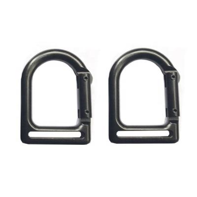 China 2021 hot sales water treatment inner size 38mm metal snap hooks bag buckle clips carabiner for sale