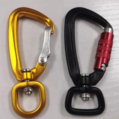 China Water Treatment Engrave Logo Aluminum Swivel Dog Leash Carabiner Hooks Up With Choker for sale