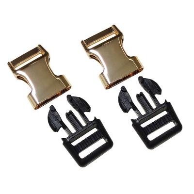 China 20mm Plastic Women Premium Clothes Bag Semi Bag Decoration Garment Metal Plastic Clothing Hybrid Shoes Buckle for sale