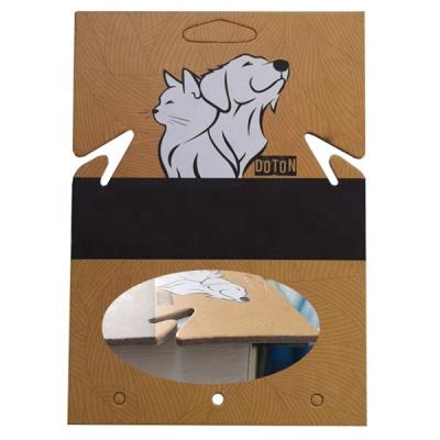 China paper & Cardboard Custom 3-5mm Puppy Cat Collar Leash Paper Packaging Display Header Cards for sale