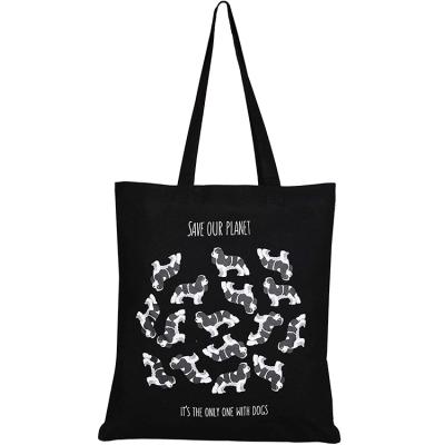 China Custom New Arrival Promotional Reusable Pouches Large Logo Printing Tote Bag Eco - Friendly for sale