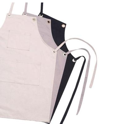 China Customized Made Cotton Cleaning Apron Cooking Haircut Barber Apron for sale