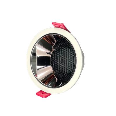 China LHWYLED Modern Fast Delivery GU 10 Spot Light Housing Frame With GU10 MR16 Downlight Anti-glare Frame 7cm Honeycomb Frame for sale