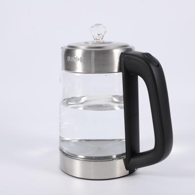 China 360 Degree Rotation Base Glass Electric Kettle For Hotel Electric Kettle 2.8L for sale