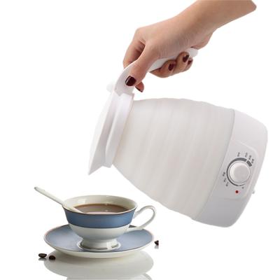 China Keep Warm Outdoor Silicone Travel Kettle Camping Foldable Electric Water Heater for sale