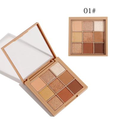 China Waterproof 9 Color Private Label Vegan Cruelty Free Matte Neutral Eyeshadow Palette for sale