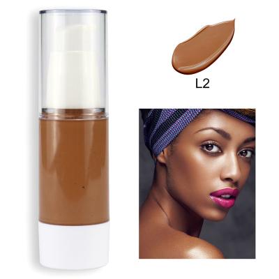 China High Quality Custom Matte Private Label Makeup Liquid Low Cover Waterproof Moisturizer Moq Full Coverage Waterproof Organic Foundation for sale