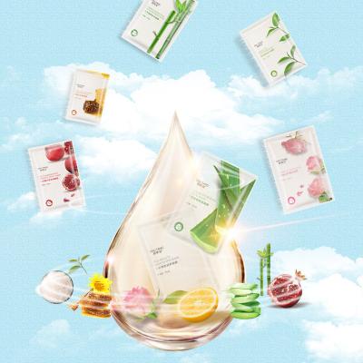 China Moisturizer Wholesale Customize Private Label Organic Skin Care Moisturizing Sheet Vegetable Fruit Facial Mask for sale