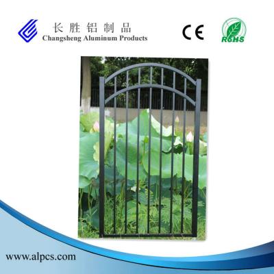 China Easily Assembled Powder Coated Black Aluminum Fence Gate, Railing for sale