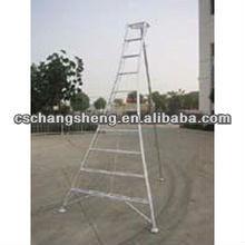 China Folding Ladders Aluminum Step Ladder , Aluminum Tripod Ladder for sale