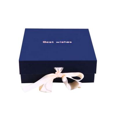 China Recycled Materials Wholesale Eco-friendly Folding Gift Box Shipping Package Box for sale