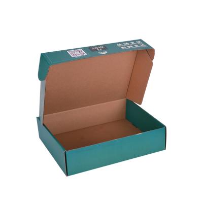 China Wholesale Retail Recyclable Retail Cardboard Shipping Shoe Pack Box High Quality Corrugated Packaging Paper Box for sale