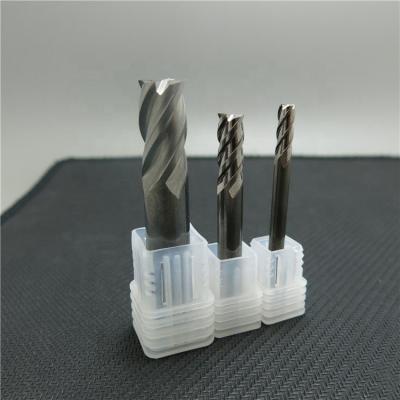 China High Gloss Milling Tools and Strength 2-6 Flute Carbide Cermet Cutter Tool Maker Tools CNC Solid End Mill for sale