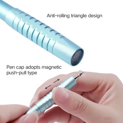 China Cell Phone 2 in 1 Metal Material Nano Capacitive Stylus Pens Adonit Touch Active Stylus Pen For Tablet for sale