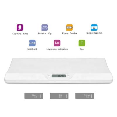 China Hot Selling Sunwinon Wight Baby Scales Food Grade ABS Baby Weight Measuring Scale Infant Material High Accuracy for sale