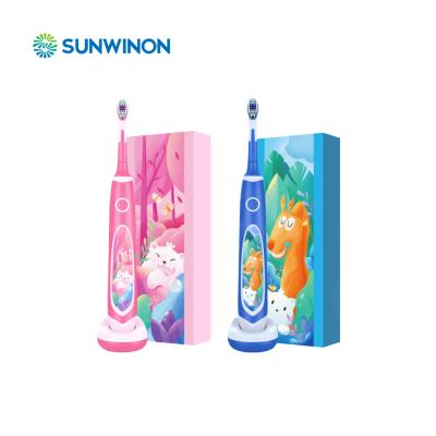 China Best Sunwinon K024-b1 Battery Powered Travel Sonic Electric Toothbrush Kids Electric Toothbrush for sale