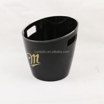 China Hot sale stocked double walled with ears plastic win ice cooler for promotion for sale