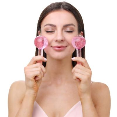 China Mini Blood Vessels Removal Facial Deep Massage Lifting Tightening Skin Care Tightening Home Use Face Ice Cooling Globes for sale