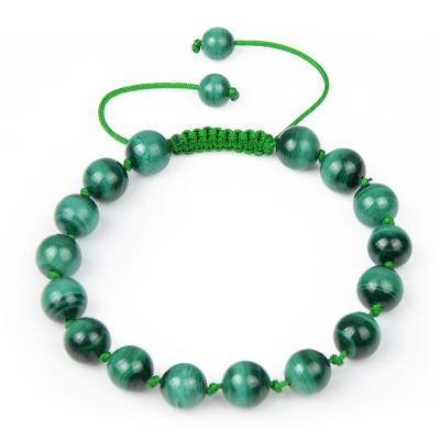 China CLASSIC Hot Sale Handmade Malachite Natural Stone Beads Women Jewelry Bracelets for sale