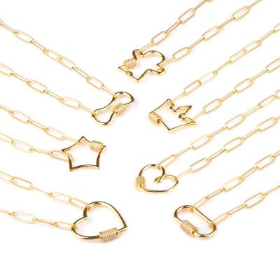 China Fashion Copper Alloy Plated Romantic Wholesale Personalized Necklace for sale