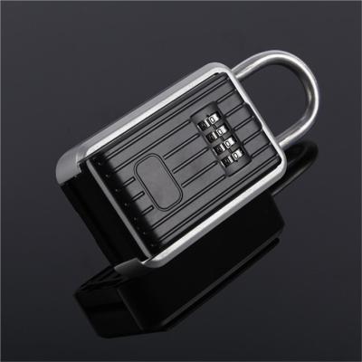 China Large 4 Pin Coded Car Key Lock Box Heavy Duty Zinc Reinforced Body for sale