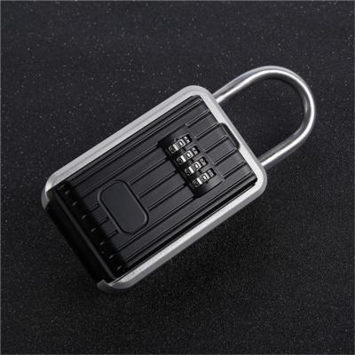 China Auto Key Safe Car Lock Box For Keys 4 Digit Combination Aluminum Alloy Frame for sale