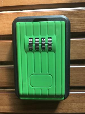 China Waterproof Outdoor Combination Lockbox For Keys Black And Green for sale