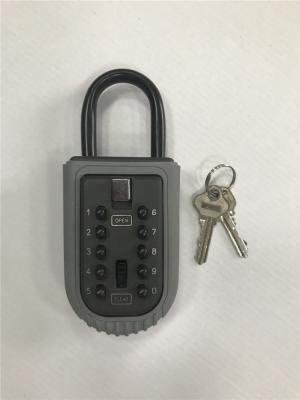 China Black Push Button External Portable Door Key Lock Box For House for sale