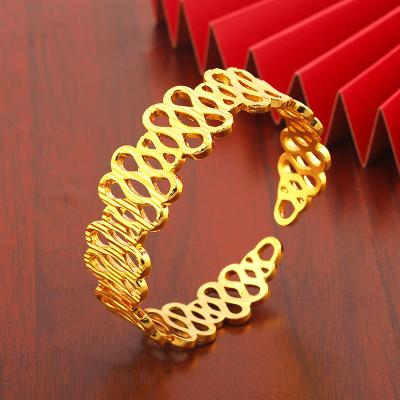 China JXX JSZ-Z40 CLASSIC Cavity Layer Copper Alloy Cross Bangle Bracelet With Cross for sale