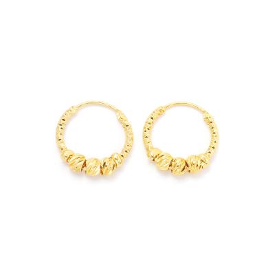 China JXX CLASSIC JEQ-Z08 exquisite and newest fashion dangling brass earrings, gold plated circle earrings for sale