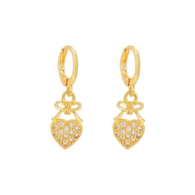 China JXX JEH-41-42 CLASSIC 24 Gold Plated Geometric Metal Circle Drop Earrings + Teardrop Earring Drop Earrings for sale