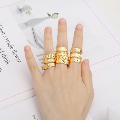 China JXX JJZ-Z177-6N Classic Fashion Style Brass Cuban Ring Men + Adjustable Brass Wedding Rings for sale