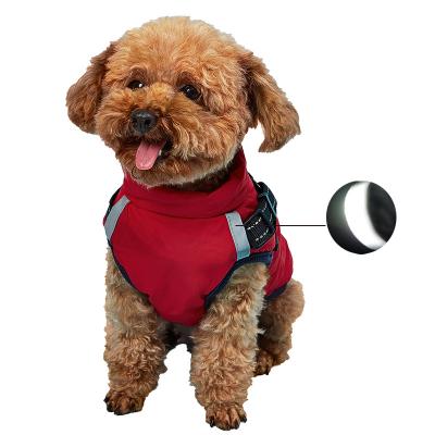 China Large Dog Viable Warm Warm Coat Pet Vest Winter Pet Clothes Vest Winter Dog C Winter Reflective Dog Clothes Super Warm Jacket for sale