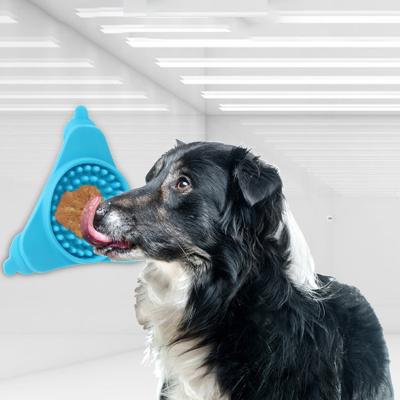 China Bottom Viable With Suction Cup Dog Silicone Place Mat Amazon Hot Dog Licking Protection Slow Food Bowl Clog for sale